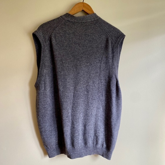 Vintage St. Michael Wool Button Vest 56L - Picture 5 of 5